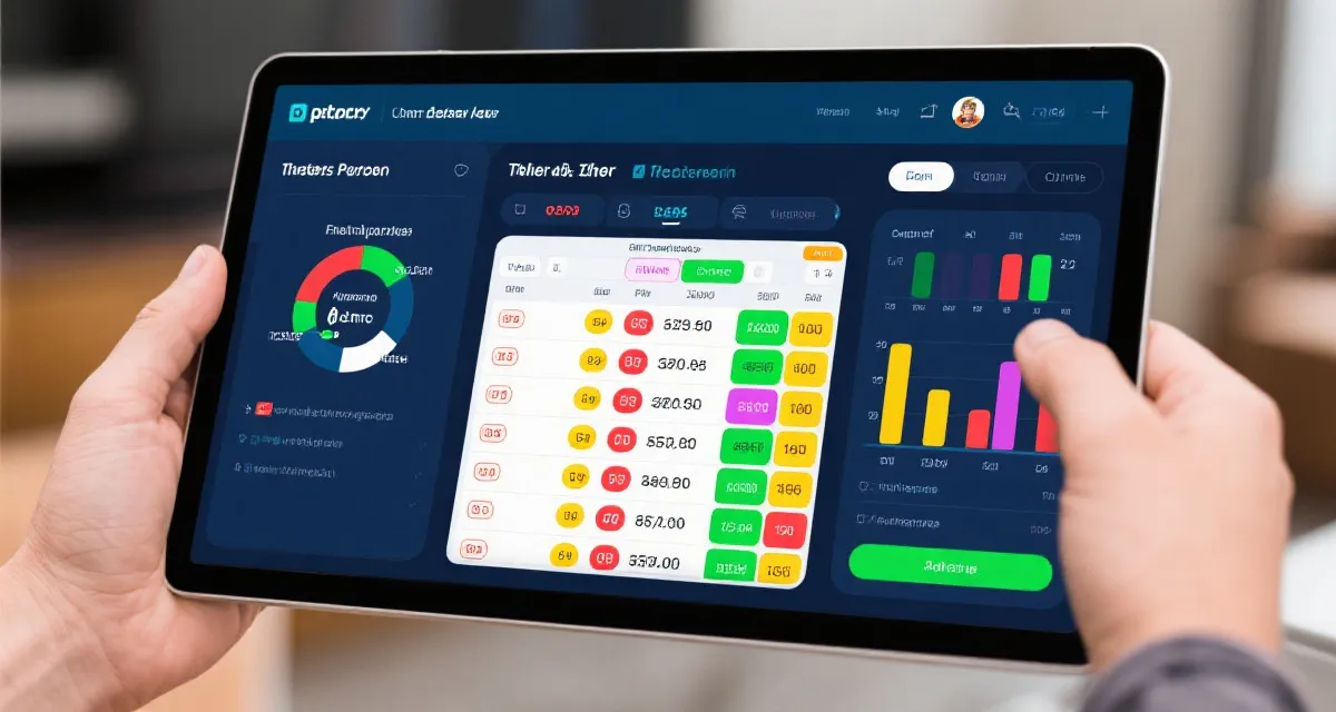 开奖结果数据看板示意图
